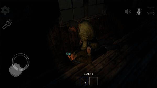 恐怖奶奶2联机版游戏中玩家行动场景