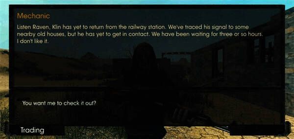 与Mechanic对话画面