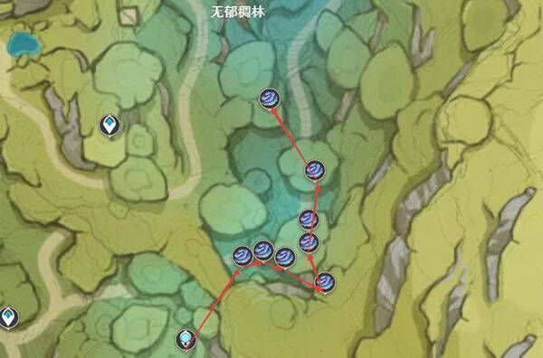 无郁稠林下半边树王圣体菇位置