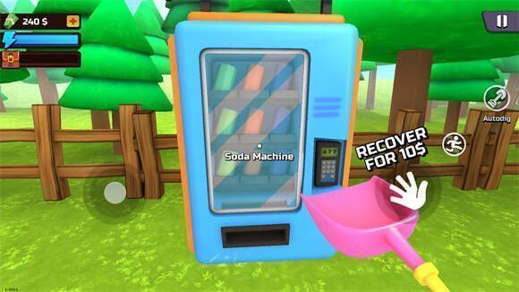 掘地求财汉化版游戏能量补充画面