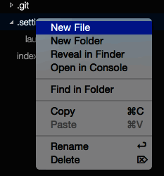 新建文件和文件夹操作界面
