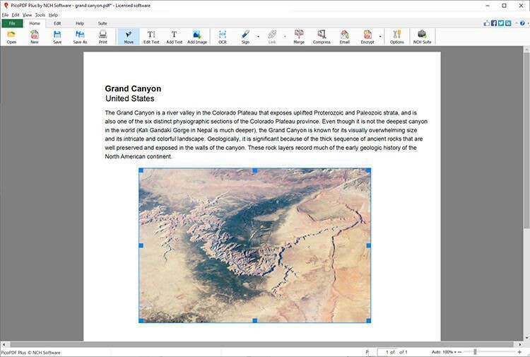 PicoPDF软件添加图像功能展示图