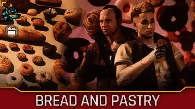 赛博朋克2077面包和糕点道具包MOD截图1