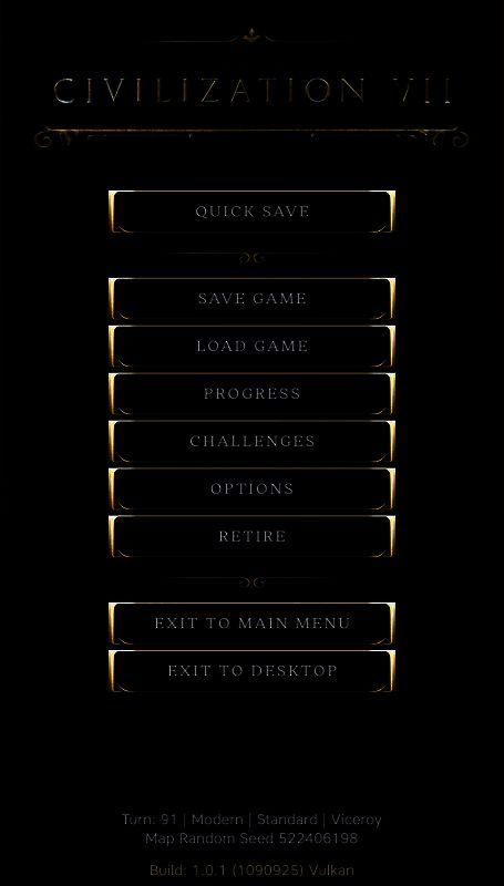 《文明7》更好的暂停菜单MOD展示截图