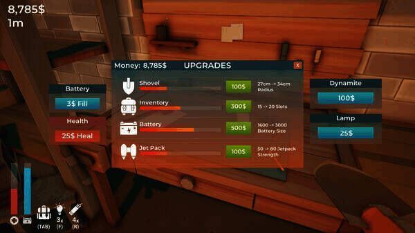 掘地求财游戏轻松氛围画面