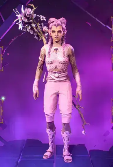 《龙腾世纪：影障守护者》粉色休闲裤MOD游戏截图