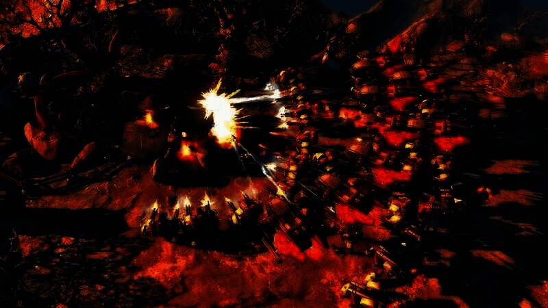 《战争艺术：赤潮》游戏地图画面