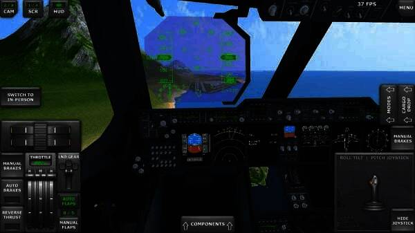 TFS涡轮螺旋桨飞行模拟器游戏画面