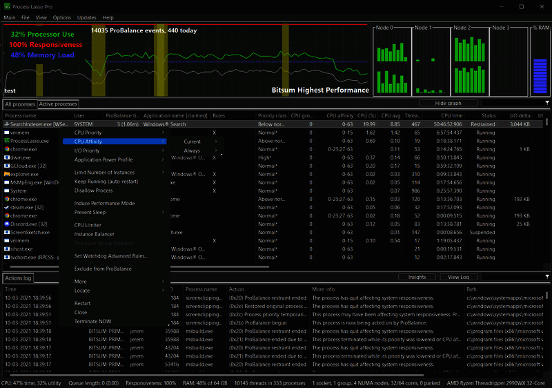 Process Lasso 相关展示图1