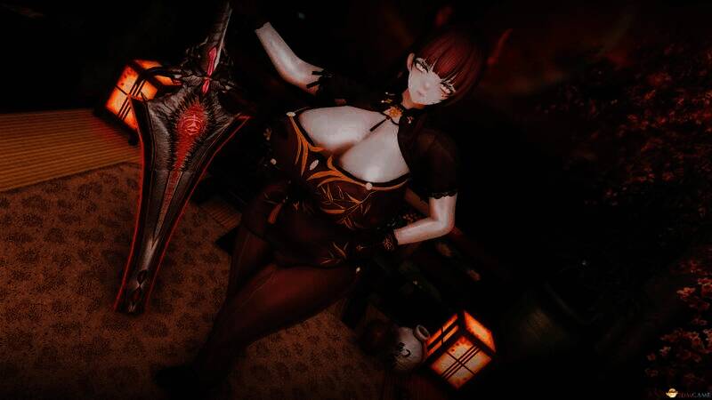 《上古卷轴5:天际重制版》少女前线2玛绮朵套装MOD截图