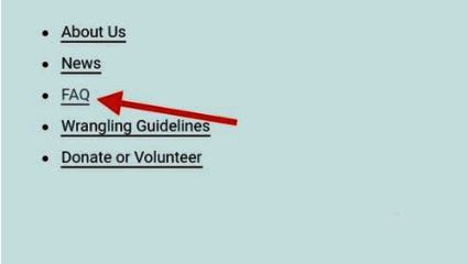 点击FAQ的界面截图