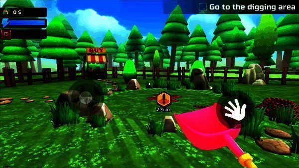 掘地求财游戏安装后界面