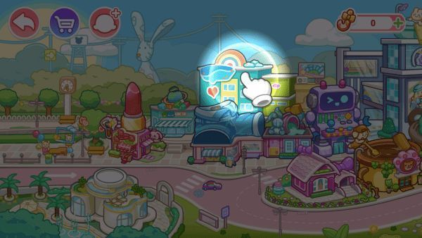 游戏建筑内互动界面截图