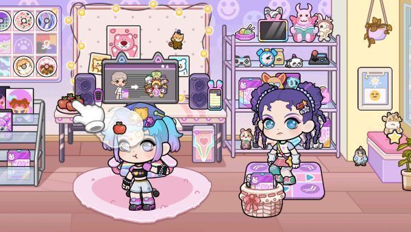 人物头像冒泡提示截图