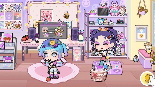 右下角小黄人按钮截图