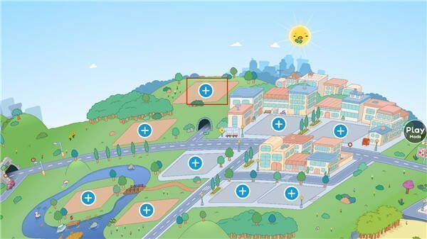 托卡的日常生活3D建造区域画面