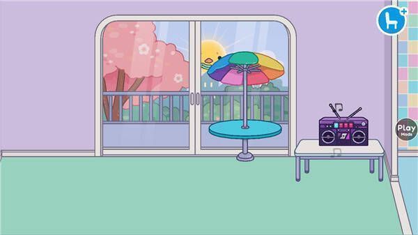 托卡的日常生活3D建好房子进入画面