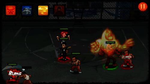 暴力街区1梦幻酒吧战斗场景示意图