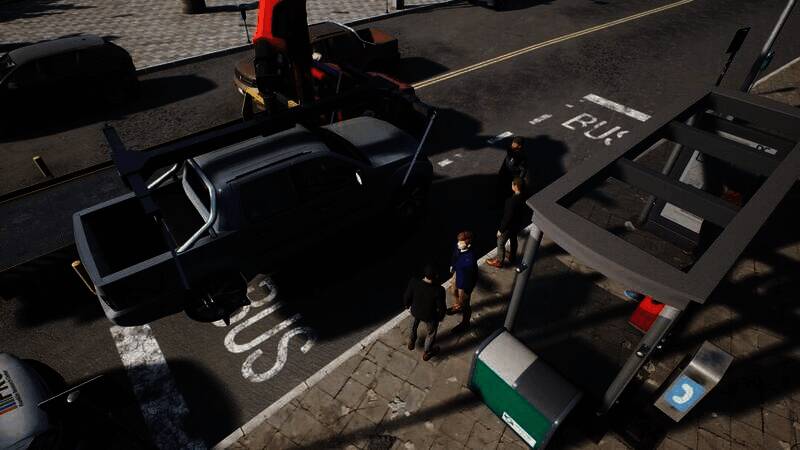 《警察模拟器:巡警》巡逻画面