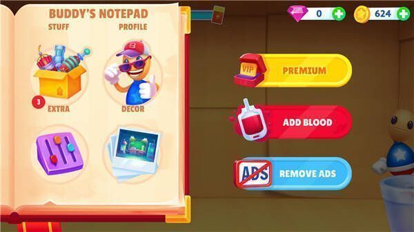 疯狂木偶人2游戏解锁物品界面