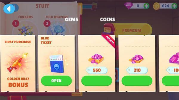 疯狂木偶人2游戏积分转金币界面