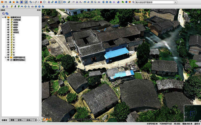 奥维互动地图bim与实景三维功能示例