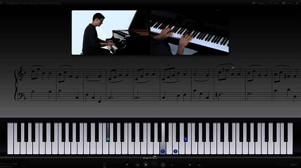 音乐课程学习界面