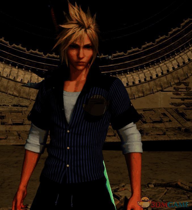 《最终幻想7:重生》克劳德服装重新作色MOD效果截图1
