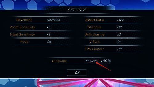 少女都市语言选择界面