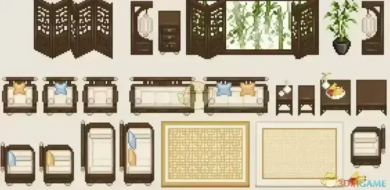 《星露谷物语》中式崇菱家具包 MOD 截图