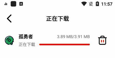 蜜獾音乐查看下载歌曲界面