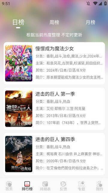 TrAni追番官方正版软件相关图片