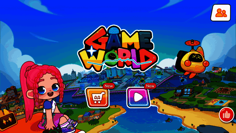 奇妙创意世界游戏初始界面