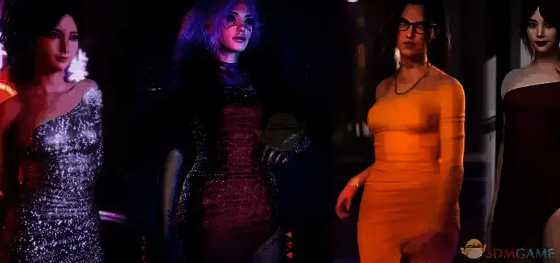 《赛博朋克2077》LR优雅连衣裙MOD截图1