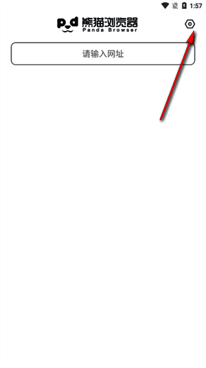 熊猫浏览器设置界面图片