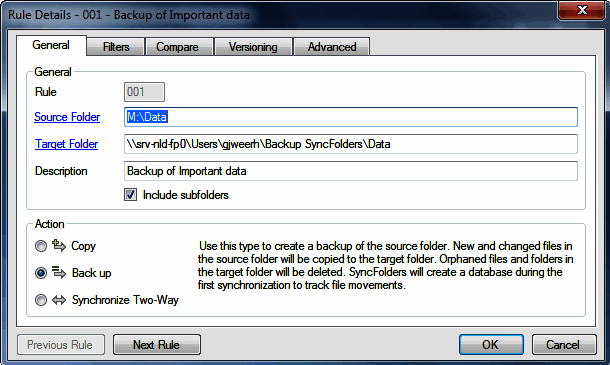 SyncFolders 历史记录文件处理展示图片