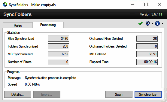 SyncFolders 软件截图 3