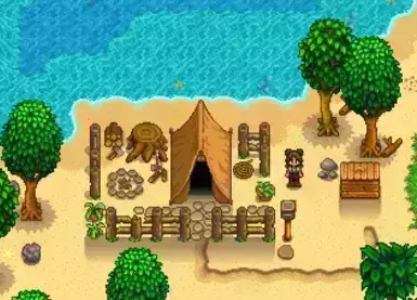 《星露谷物语》帐篷生活MOD截图2