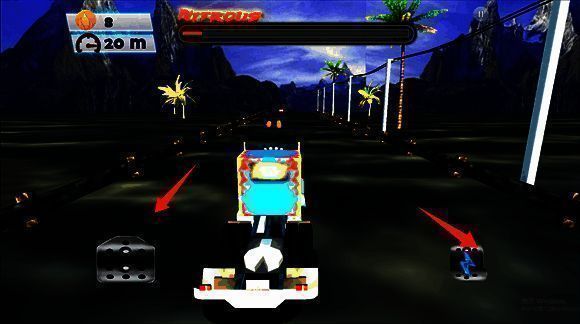 加速和刹车按键界面