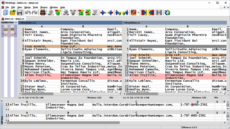 WinMerge 软件截图 1