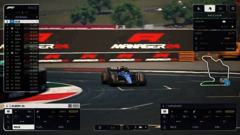 F1车队经理2024真实赛制画面