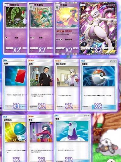 超梦沙奈朵套卡组图片