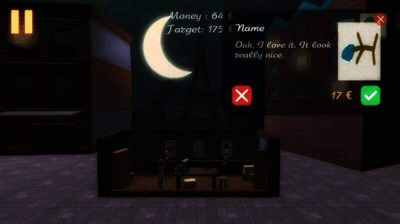 艺术家绘画模拟器游戏画面