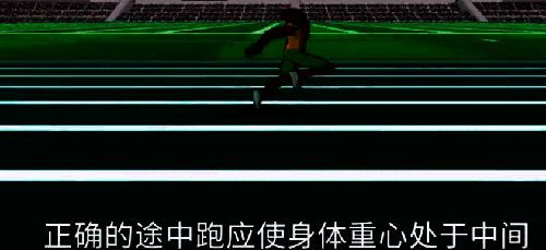 速度之星途中跑姿势