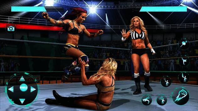 坏女孩街头摔跤模拟器游戏画面