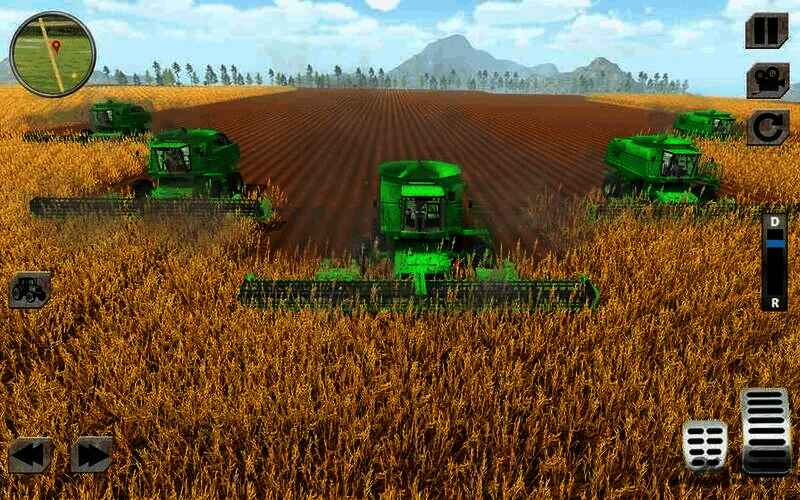 真实拖拉机模拟驾驶游戏画面