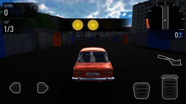 游戏中驾驶界面