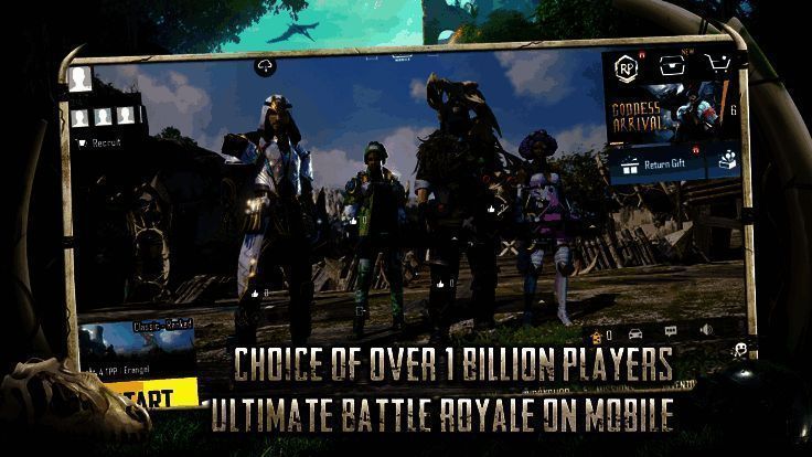 PUBG Mobile游戏画面