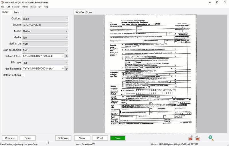 文档扫描示例图