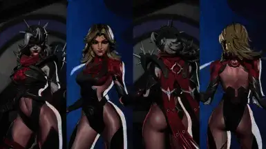 《漫威争锋》隐形女侠黑红重新着色MOD截图1